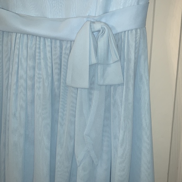 Azazie bridesmaid dress color sky blue, style ingrid - Picture 2 of 8